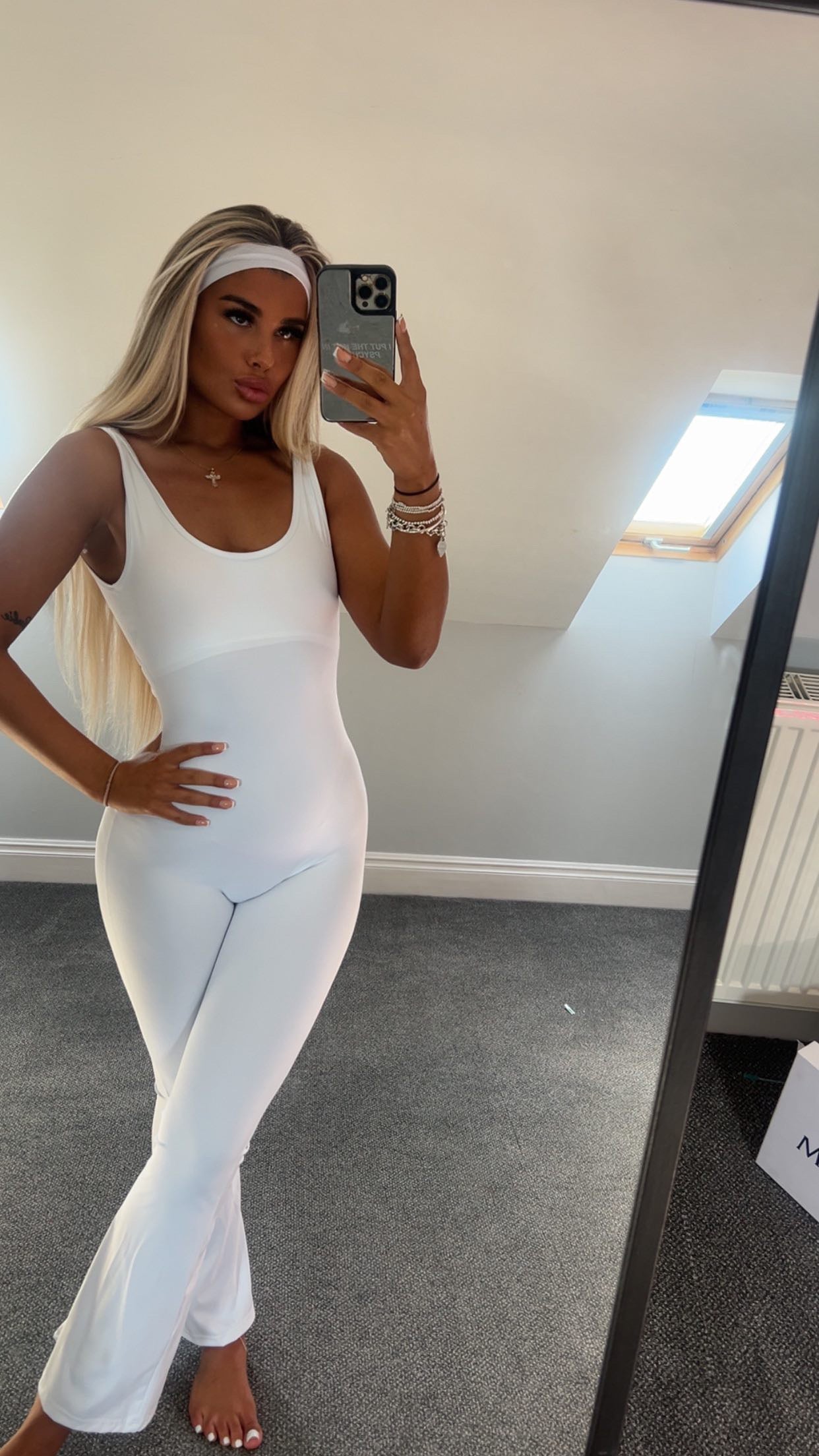 Scrunch Bum Flared Leg Unitard